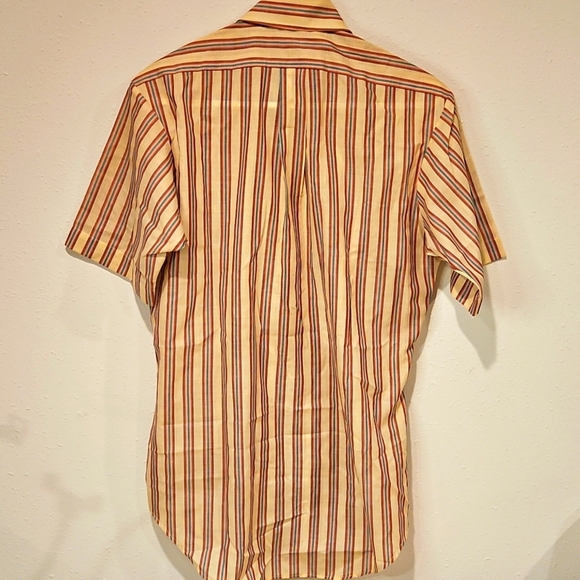 Vintage 70s Kings Road Shope Sears Comfort Short Sleeve Shirt XL Striped - Picture 4 of 9